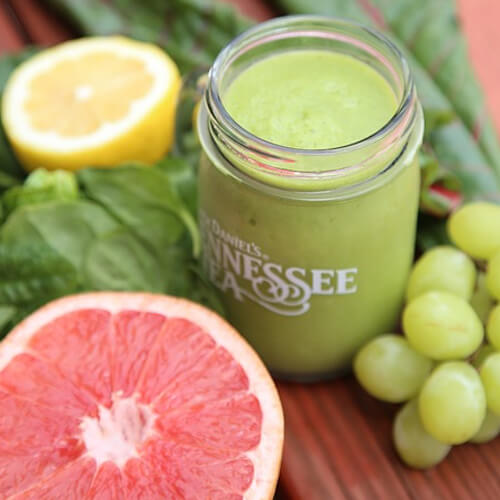 A Green Drink In A Jar
