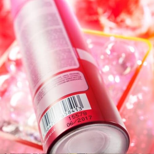 Image Of A Can With A Barcode On It