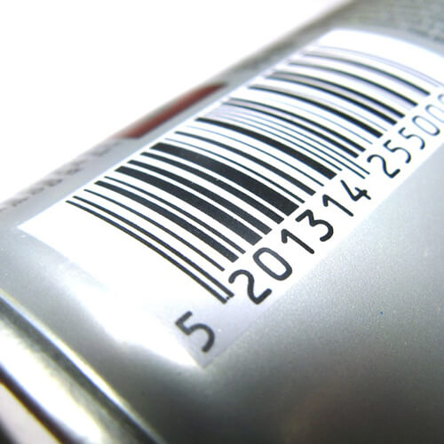 A Zoomed In Barcode