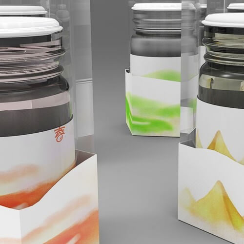Three Bottles With Innovative Packaging