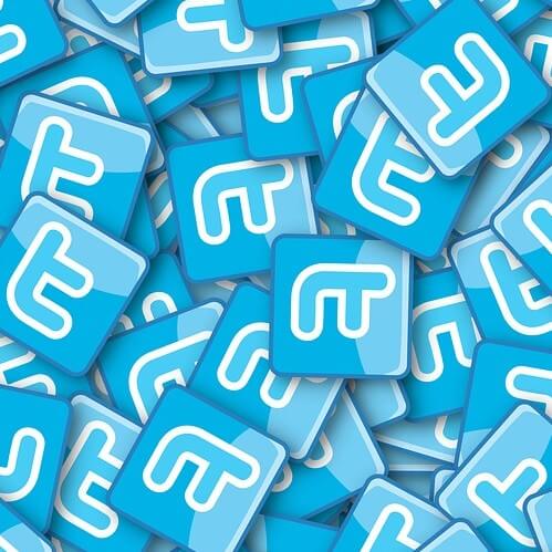 A Pile Of Twitter Logos