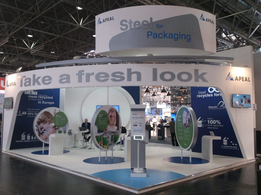 APEAL Steel For Packaging Stand At Interpack
